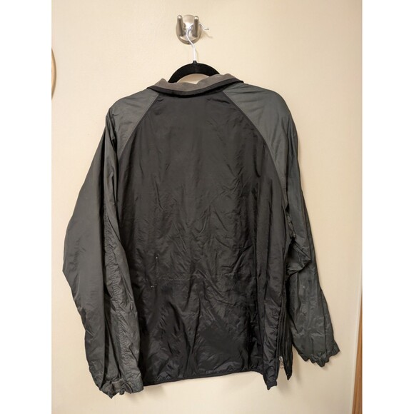 Gap Size Large Black Windbreaker Jacket Mens Nylon Coat Vintage - Picture 3 of 6